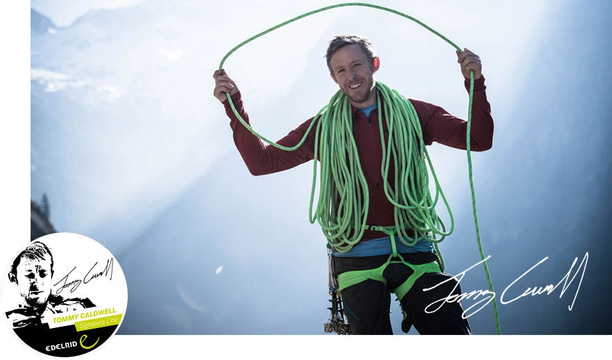 Hot Sale 👍 Edelrid Tommy Caldwell Pro Dry DT 9.6mm ⌛ 4 Edelrid Tommy Caldwell Pro Dry DT 9.6mm