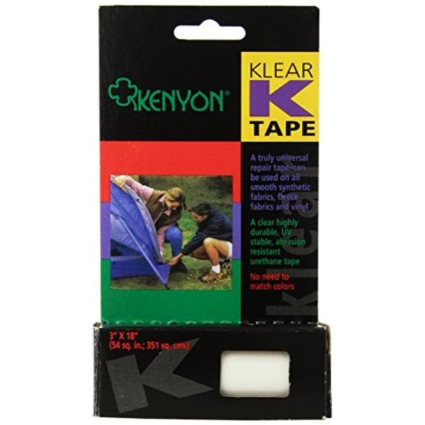 New 🥰 KENYON K-Tape Repair Tape-Clear 1st Aid, Gear Aid & Safety ✔️ 3 KENYON K-Tape Repair Tape-Clear 1st Aid, Gear Aid & Safety
