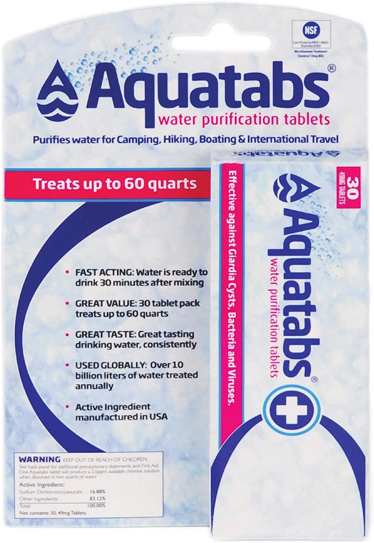 Outlet ⭐ MSR Aquatabs Hydration & Water Treatment 🎉 3 MSR Aquatabs Hydration & Water Treatment