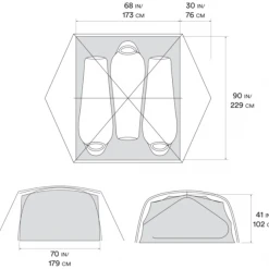 Mountain Hardwear Mineral King 3 Person Tent Tents & Shelters