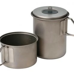 Kitchen Snow Peak Titanium Mini Solo Cookset
