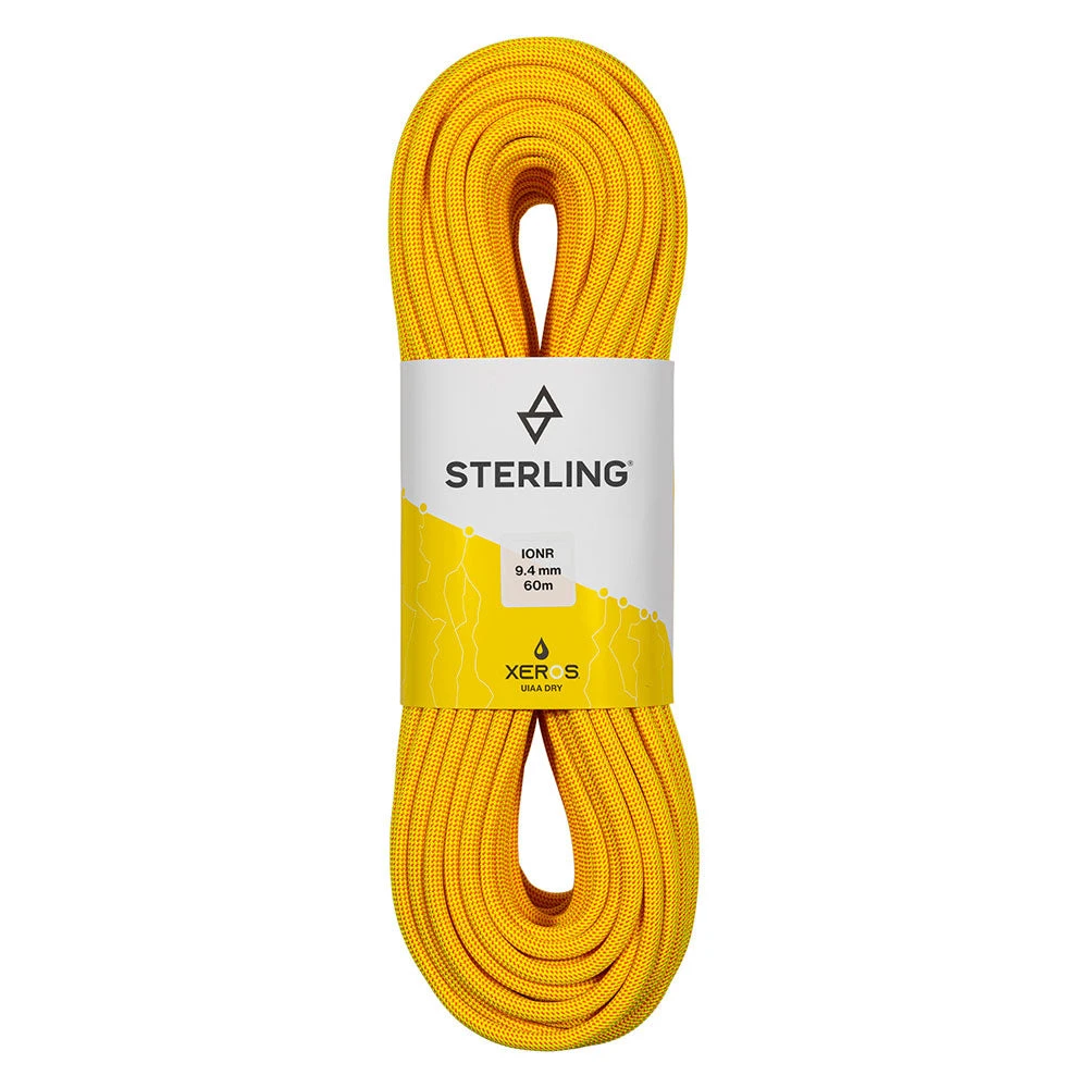 Deals ⭐ Ropes, Slings, Bags & Packs Sterling 9.4mm Ion R XEROS Dry Rope ⭐ 3 Ropes, Slings, Bags & Packs Sterling 9.4mm Ion R XEROS Dry Rope