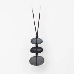 Suspended Stones Trio Pendant Necklace Accessories