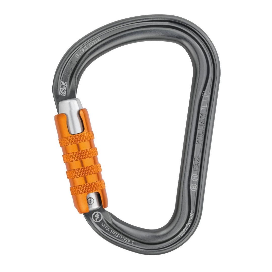Cheap ⭐ Hardware Petzl William Triple Action Locking Carabiner 😉 3 Hardware Petzl William Triple Action Locking Carabiner
